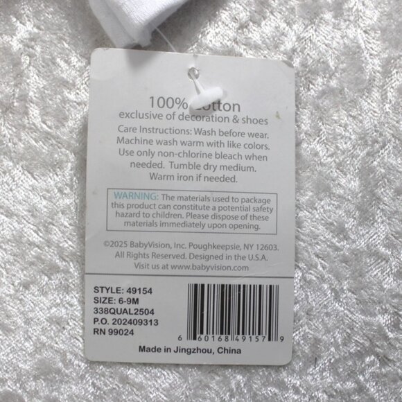 Hudson Baby 3-Piece “Baby Bear” Bodysuit, Pants & Shoes Set – Size 6-9 Months - Picture 7 of 7